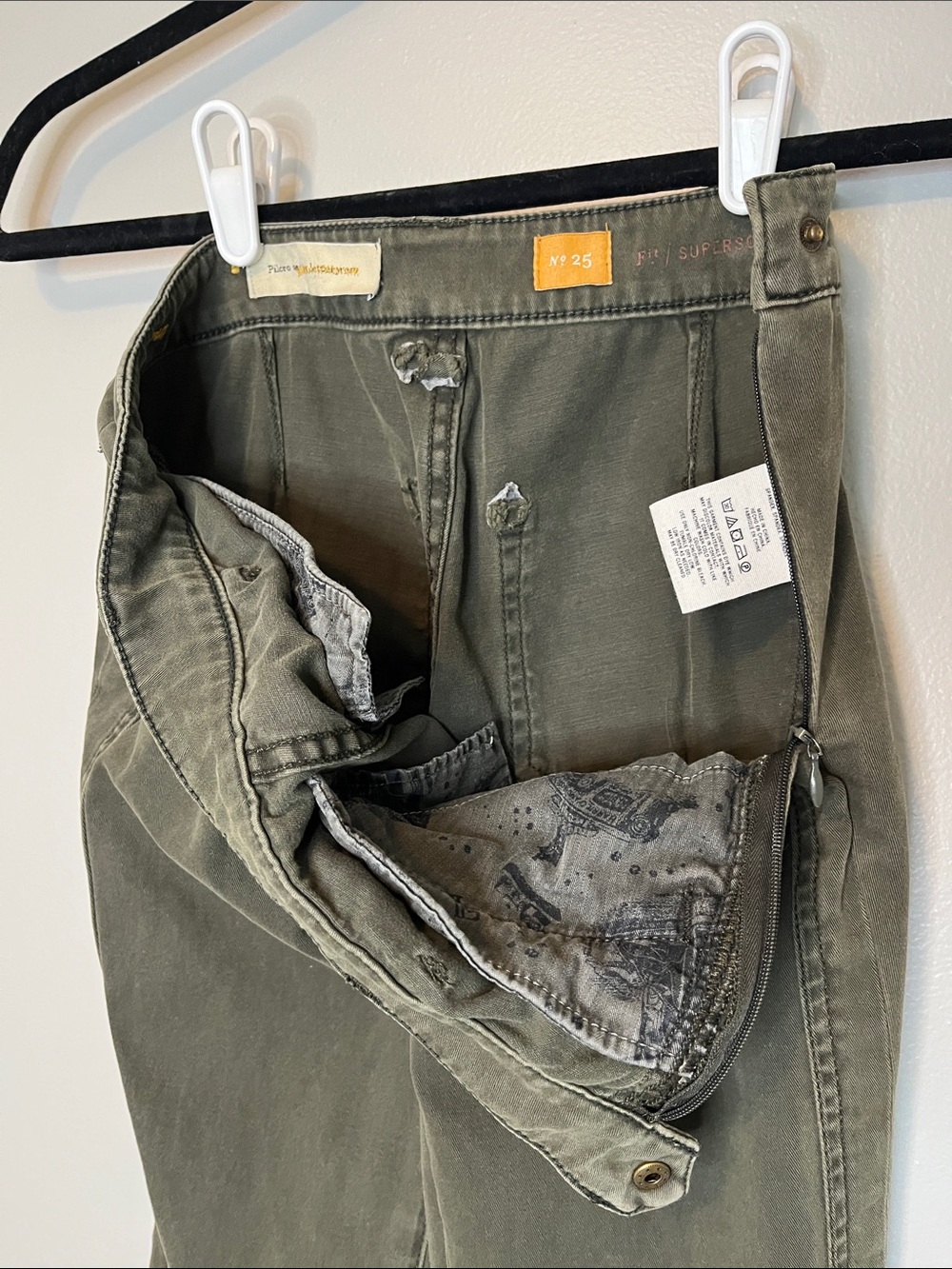 Anthropology Pilcro and the Letterpress Olive Green Women’s Jeans - Picture 16 of 16